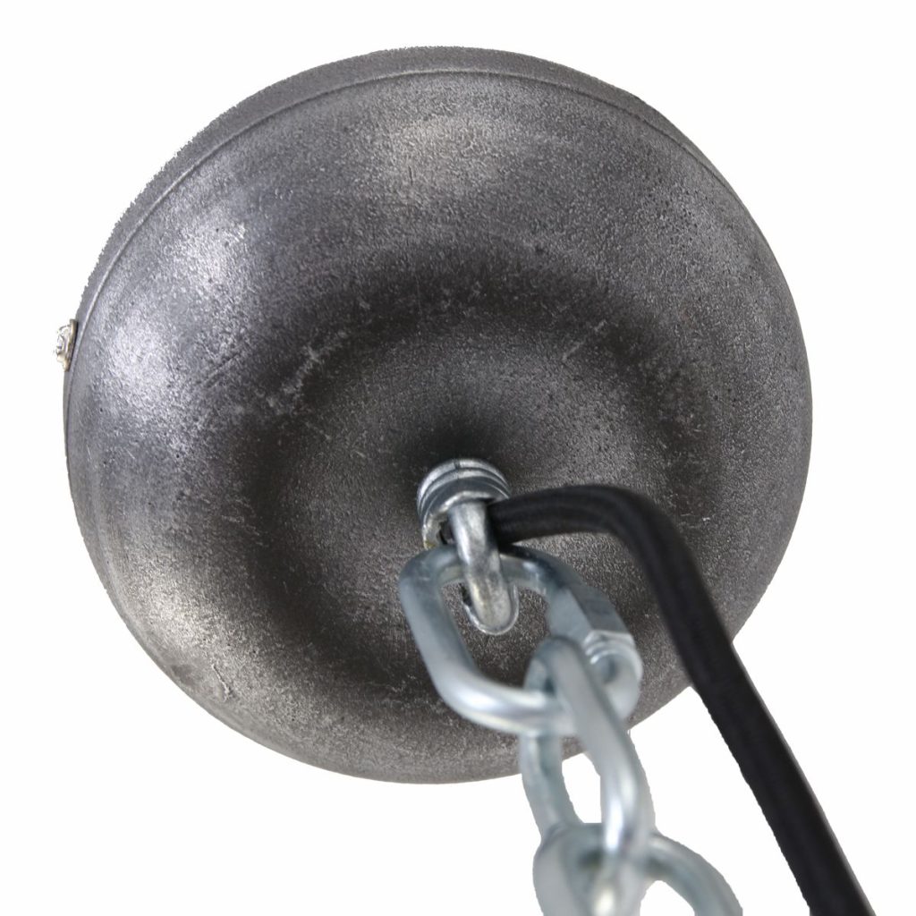 Ruw grijze koepelvormige hanglamp metaal/glas Steinhauer Bikkel - Afbeelding 12