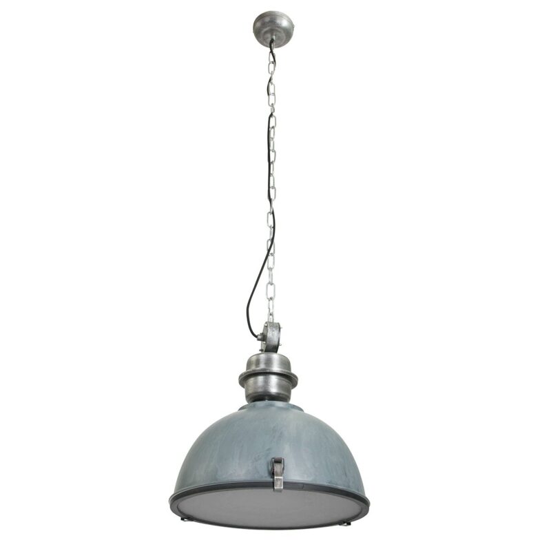 Ruw grijze koepelvormige hanglamp metaal/glas Steinhauer Bikkel - Afbeelding 13