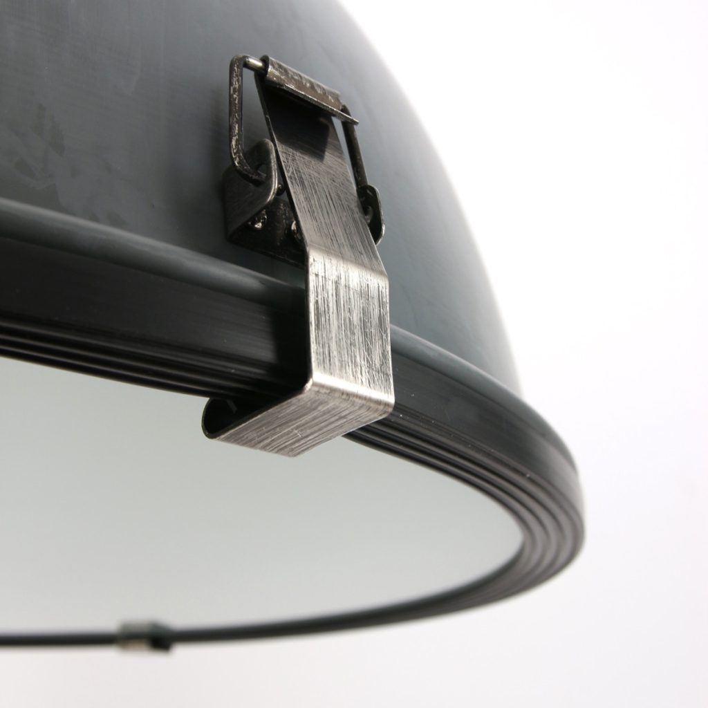 Ruw grijze koepelvormige hanglamp metaal/glas Steinhauer Bikkel - Afbeelding 7