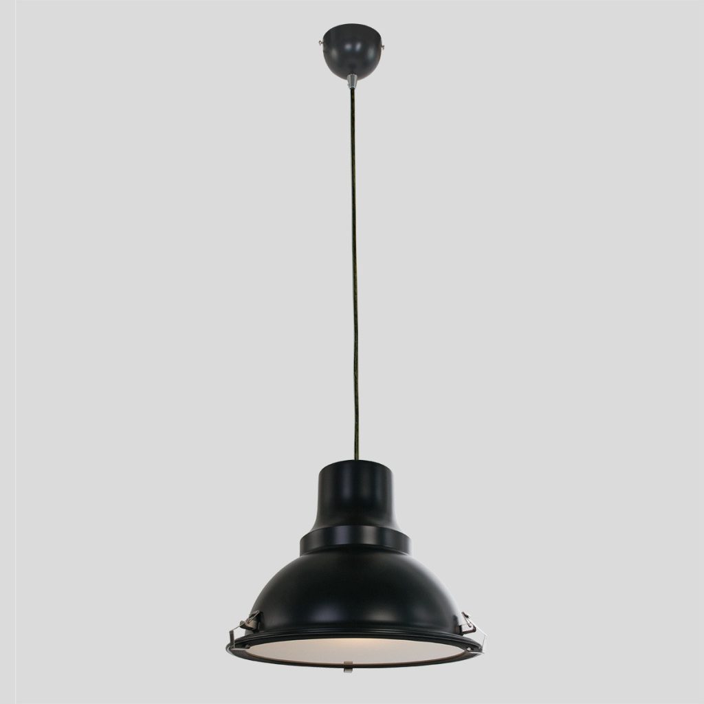 Industriële hanglamp metaal zwart Steinhauer Parade - Afbeelding 11