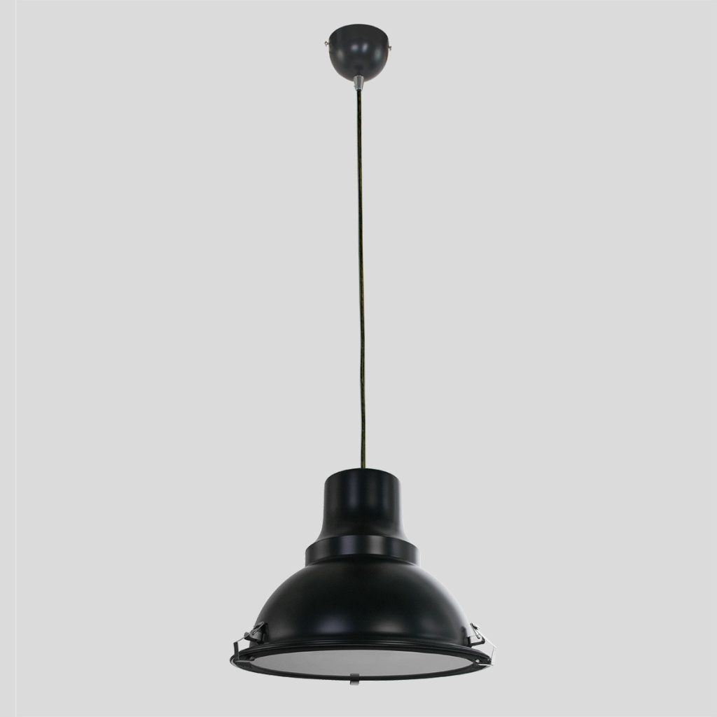 Industriële hanglamp metaal zwart Steinhauer Parade - Afbeelding 12