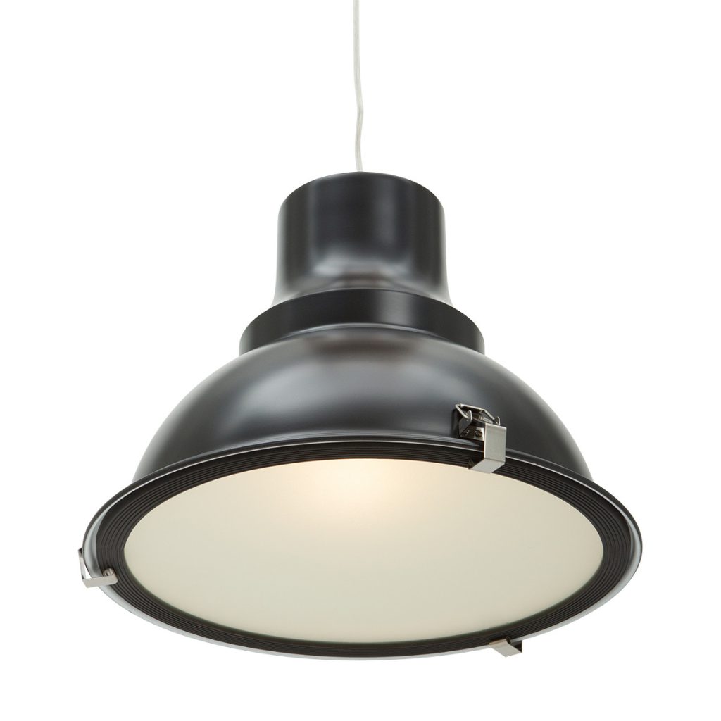 Industriële hanglamp metaal zwart Steinhauer Parade - Afbeelding 6
