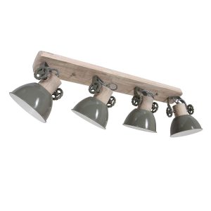 mexlite-spot-gearwood-groen-metaalrubberwood-opbouwspot-e27-2729g-1