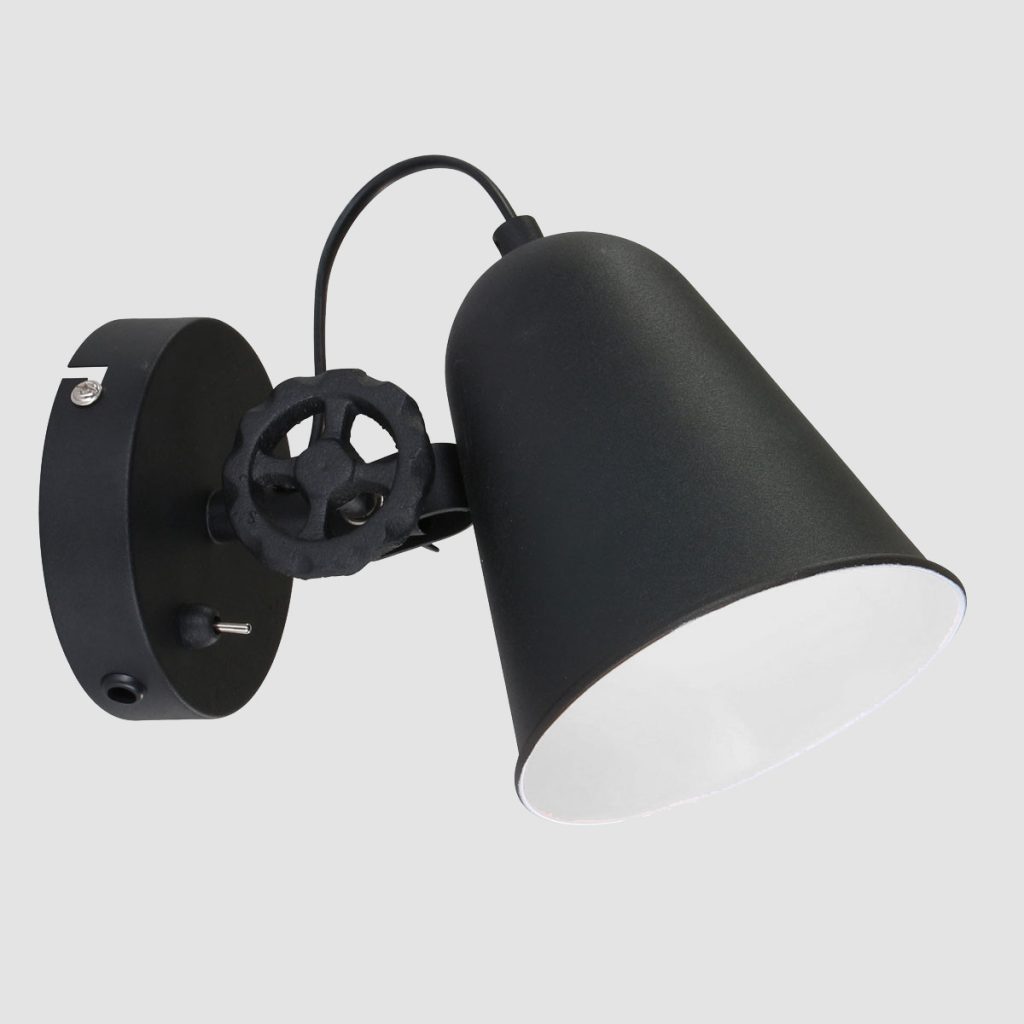 annelighting-wandlamp-dolphin-zwart-metaal-opbouwspot-e27-1323zw--10