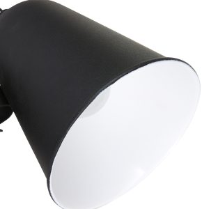 annelighting-wandlamp-dolphin-zwart-metaal-opbouwspot-e27-1323zw-1