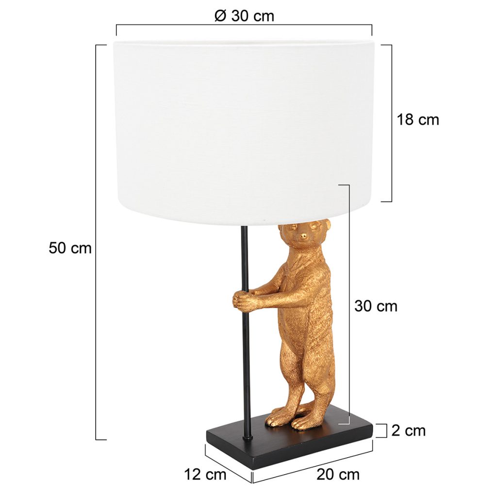 stokstaart-lampje-met-kap-anne-light-home-animaux-8225zw-4