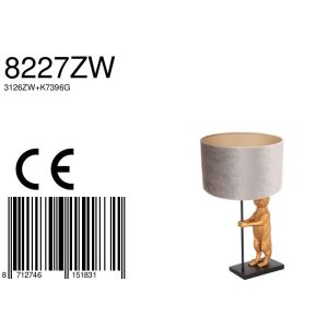annelighting-tafellamp-animaux-zwart-metaalveloursstof-ø30cm-e27-8227zw-1
