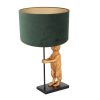 stokstaart-tafellamp-met-velvet-kap-anne-light-&-home-animaux-8226zw