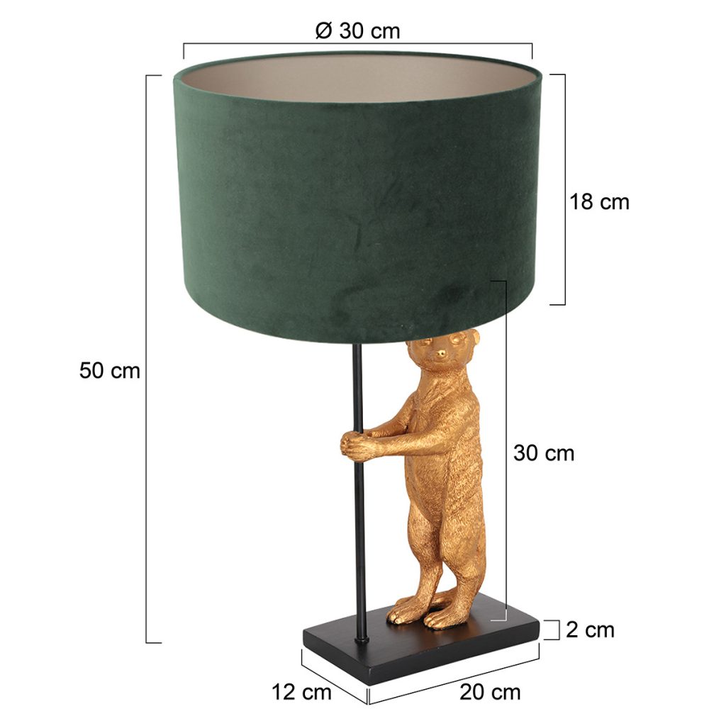 annelighting-tafellamp-animaux-zwart-metaalveloursstof-ø30cm-e27-8226zw-1
