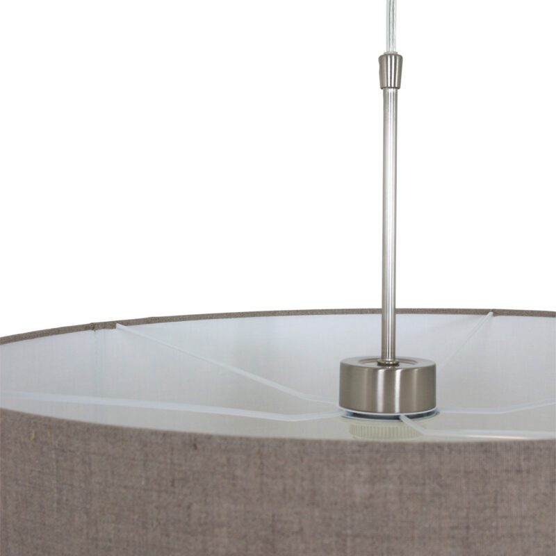 Strakke eenlichts hanglamp met kap Steinhauer Sparkled light - Afbeelding 12