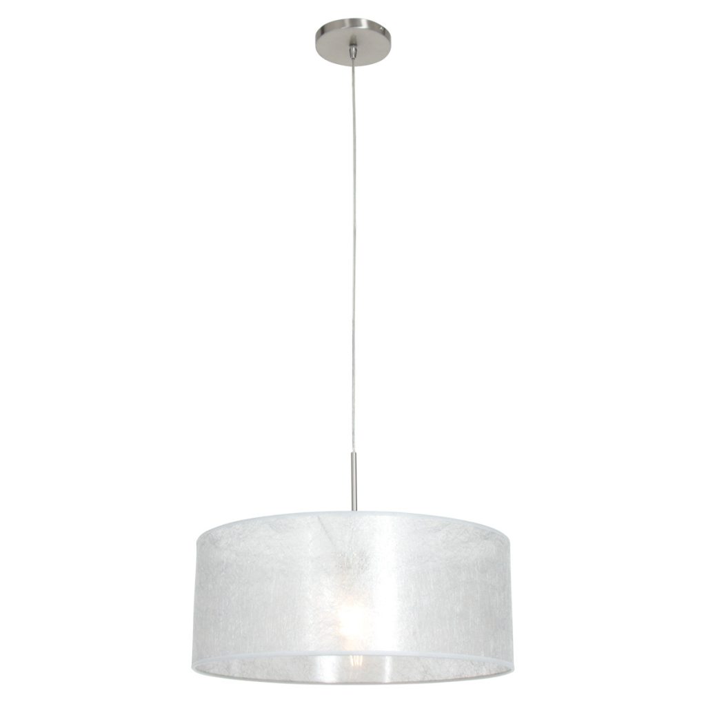 Moderne zilverkleurige metalen hanglamp Steinhauer Sparkled light - Afbeelding 2