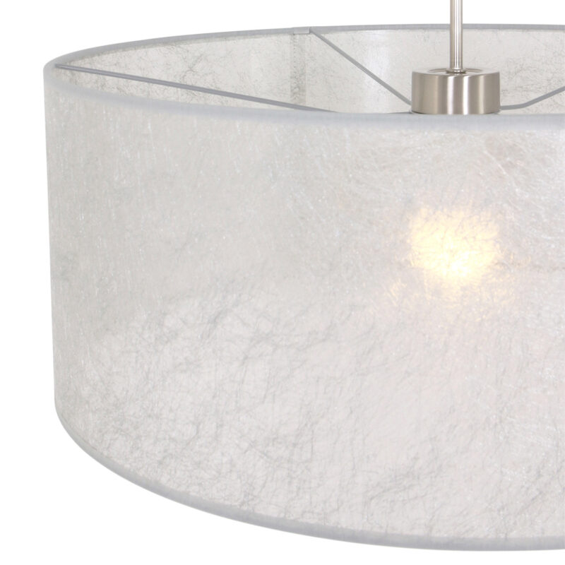 Moderne zilverkleurige metalen hanglamp Steinhauer Sparkled light - Afbeelding 12