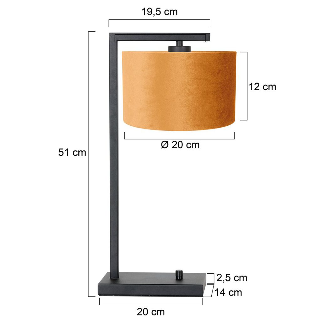 strakke-tafellamp-met-okergele-kap-steinhauer-stang-7123zw-5