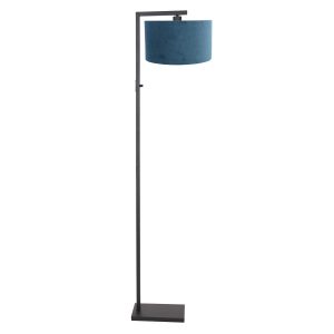 strakke-vloerlamp-met-blauwe-kap-steinhauer-stang-8222zw-1