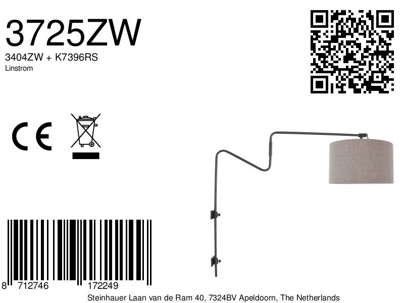 strakke-wandlamp-met-donkergrijze-kap-wandlamp-steinhauer-linstrom-bruin-en-zwart-3725zw-6
