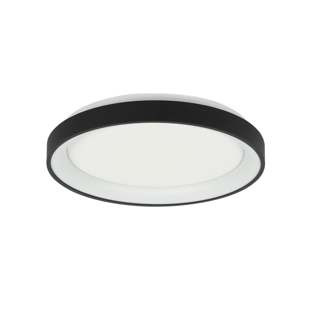strakke-zwart-witte-ronde-led-plafondlamp-plafonnieres-steinhauer-ringlede-wit-en-zwart-3690zw-1