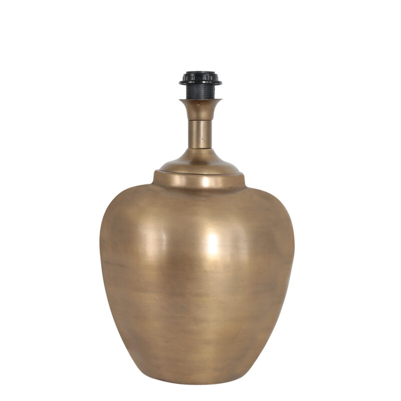 Tafel vaaslamp met witte kap Steinhauer Brass - Afbeelding 3