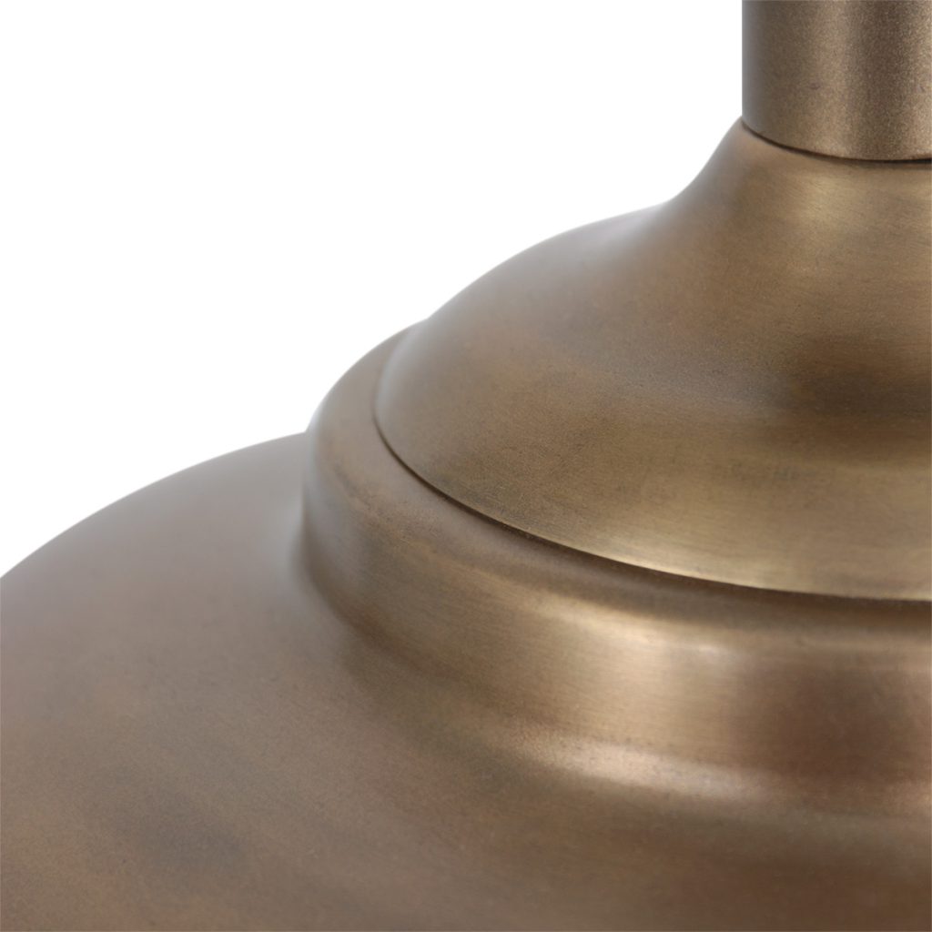 Tafel vaaslamp met witte kap Steinhauer Brass - Afbeelding 4