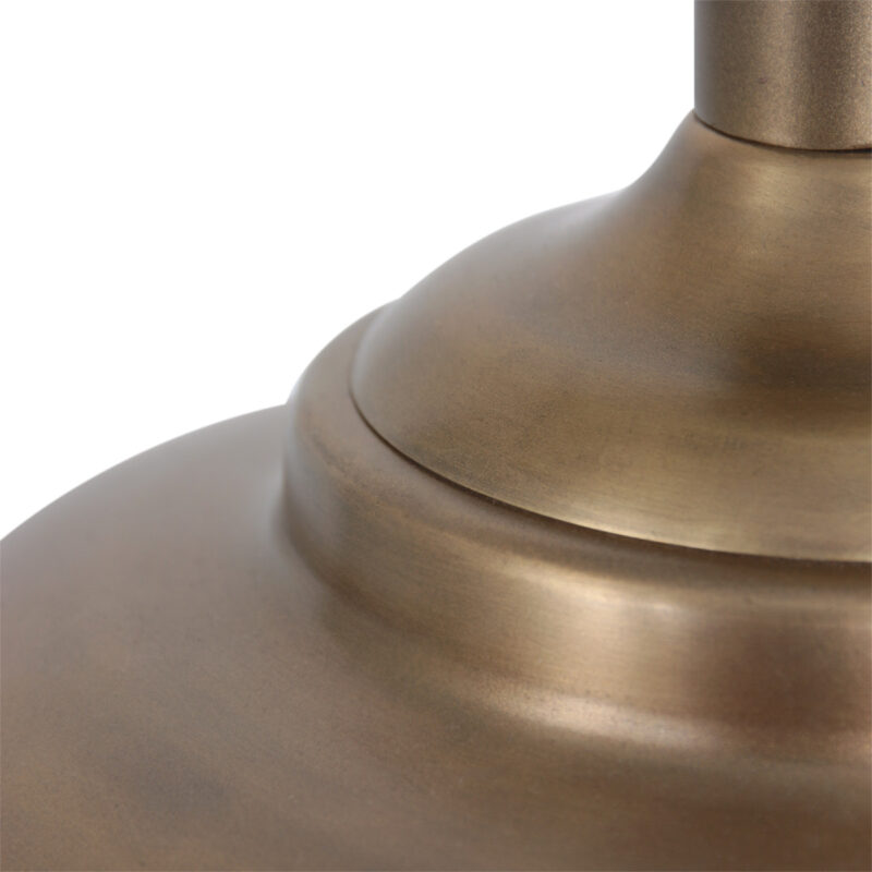 Tafel vaaslamp met witte kap Steinhauer Brass - Afbeelding 4