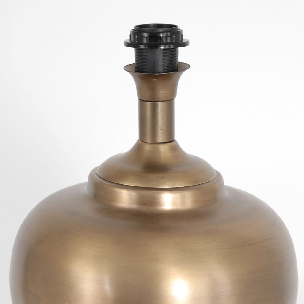 Tafel vaaslamp met witte kap Steinhauer Brass - Afbeelding 8