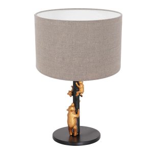 annelighting-tafellamp-animaux-zwart-linnenmetaal-ø20cm-e27-8231zw-1