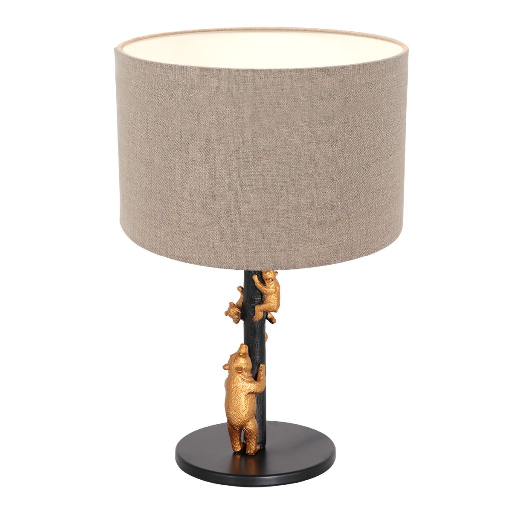 annelighting-tafellamp-animaux-zwart-linnenmetaal-ø20cm-e27-8231zw-1