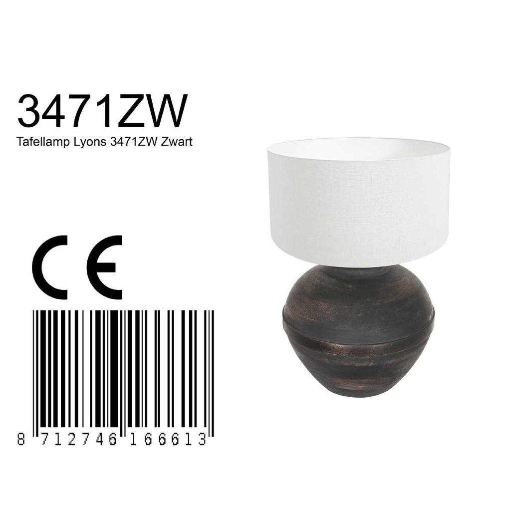 annelighting-tafellamp-lyons-zwart-houtstof-ø40cm-e27-3471zw-1