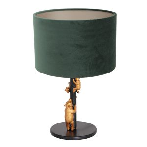 annelighting-tafellamp-animaux-zwart-metaalveloursstof-ø20cm-e27-8233zw-1