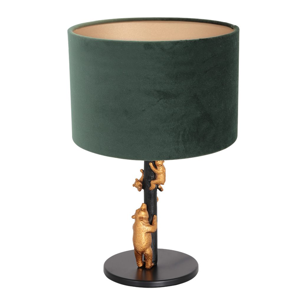 annelighting-tafellamp-animaux-zwart-metaalveloursstof-ø20cm-e27-8233zw-1