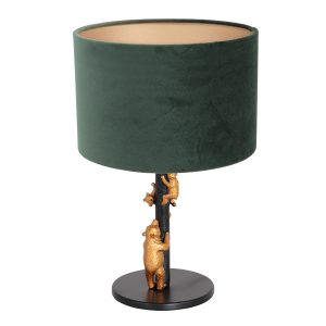 annelighting-tafellamp-animaux-zwart-metaalveloursstof-ø20cm-e27-8233zw-1