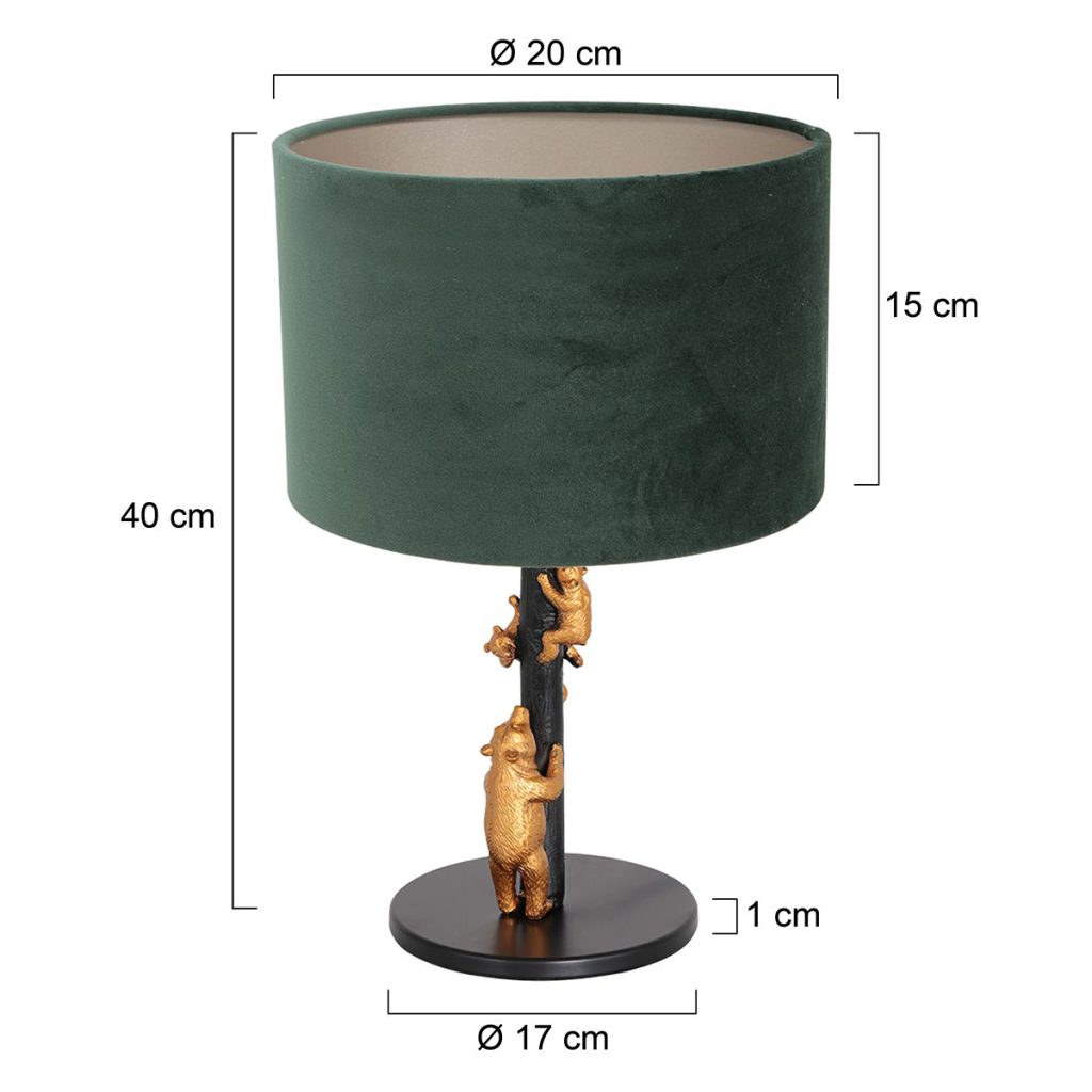 annelighting-tafellamp-animaux-zwart-metaalveloursstof-ø20cm-e27-8233zw-1