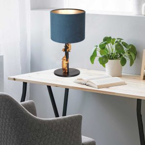 annelighting-tafellamp-animaux-zwart-metaalveloursstof-ø20cm-e27-8236zw-1