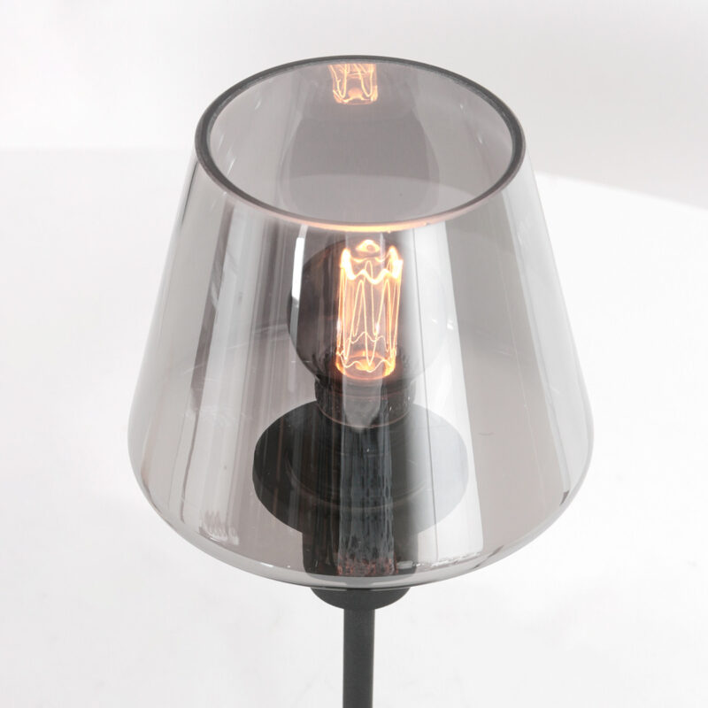 steinhauer-tafellamp-ancilla-zwart-glasmetaal-ø14cm-e14-3102zw-1
