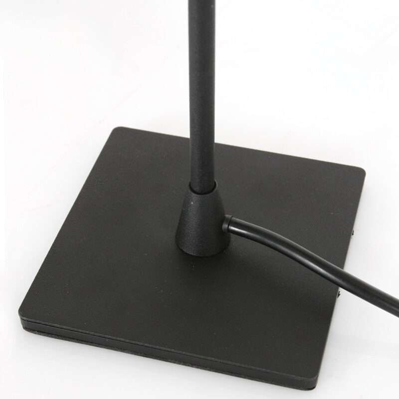 steinhauer-tafellamp-ancilla-zwart-glasmetaal-ø14cm-e14-3102zw-1