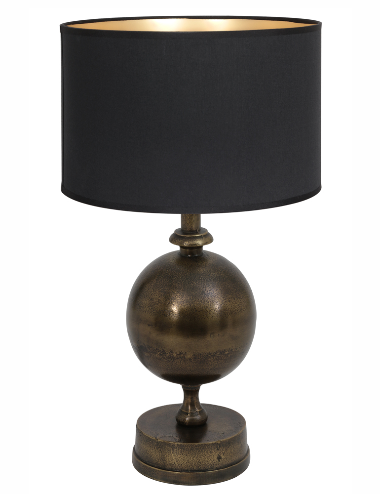tafellamp-met-zwart-gouden-kap-light-living-kalym-brons-7003br-1