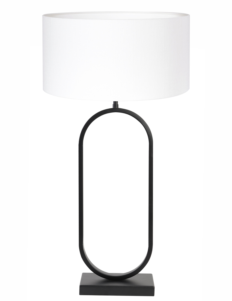tafellamp-ovaal-met-witte-linnen-kap-light-living-jamiri-zwart-8431zw-1