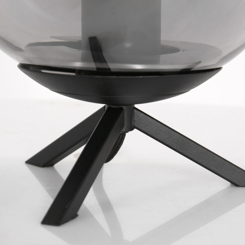 steinhauer-tafellamp-bollique-zwart-glasmetaal-ø20cm-e27-3323zw-1