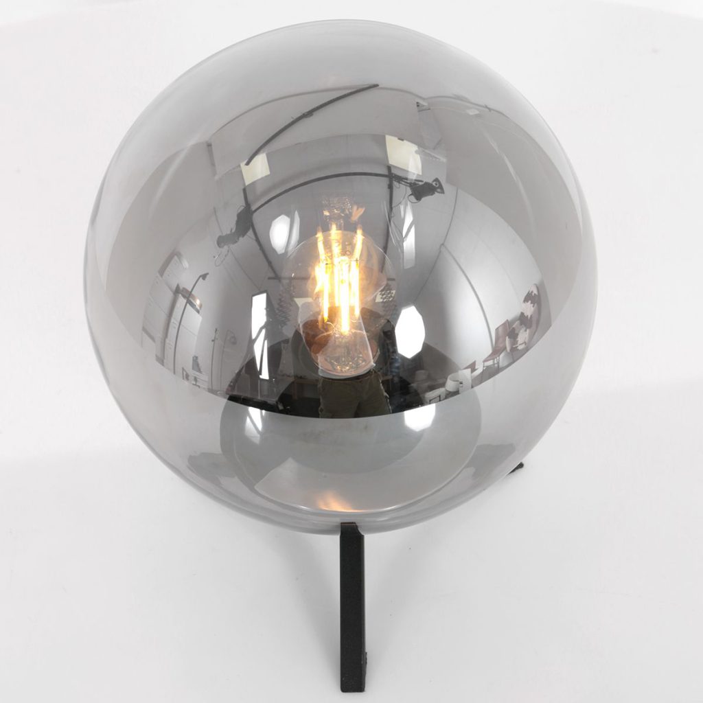 Tafellamp rookglas Steinhauer Bollique - Afbeelding 10