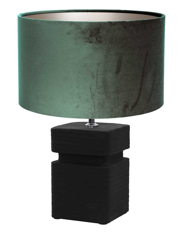 tafellamp-van-keramiek-met-groene-kap-light-living-amta-zwart-3641zw-1