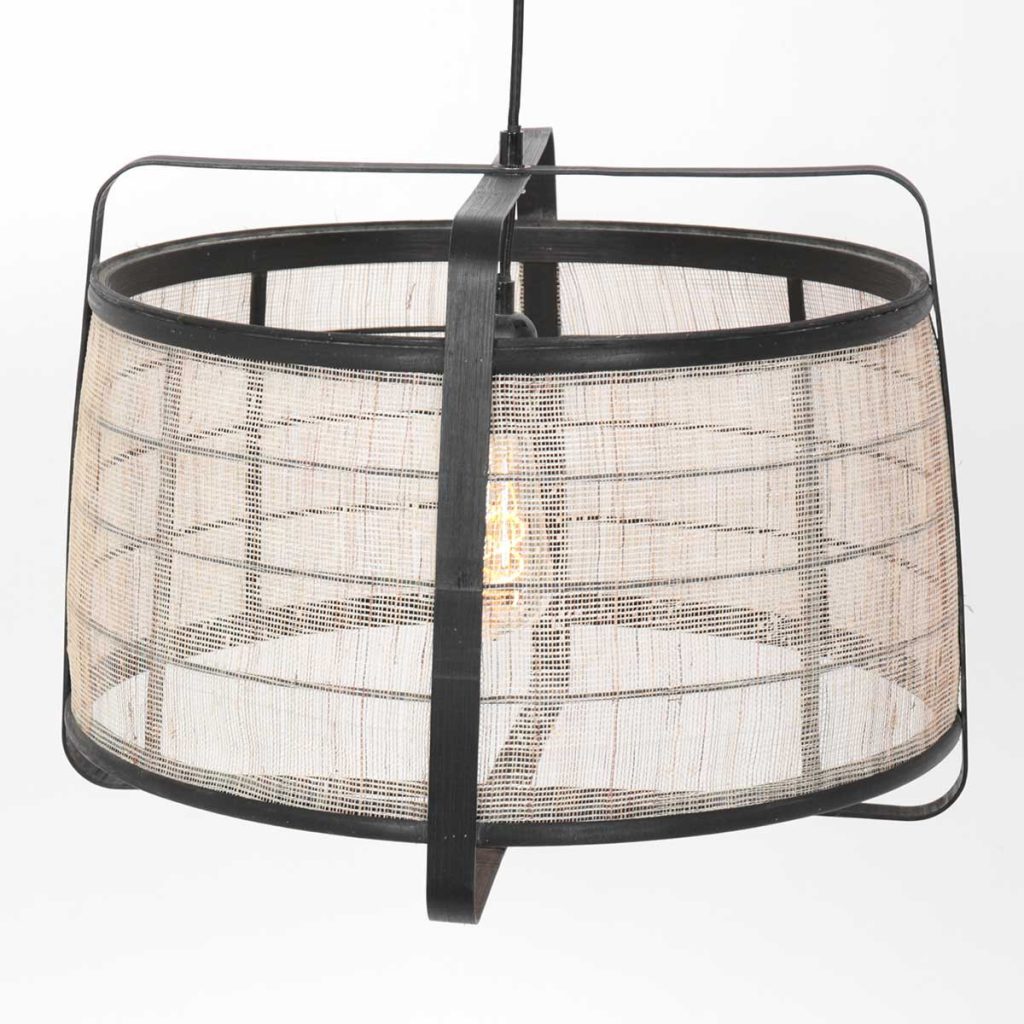annelighting-hanglamp-capos-zwart-houtstof-ø48cm-e27-3511zw-1