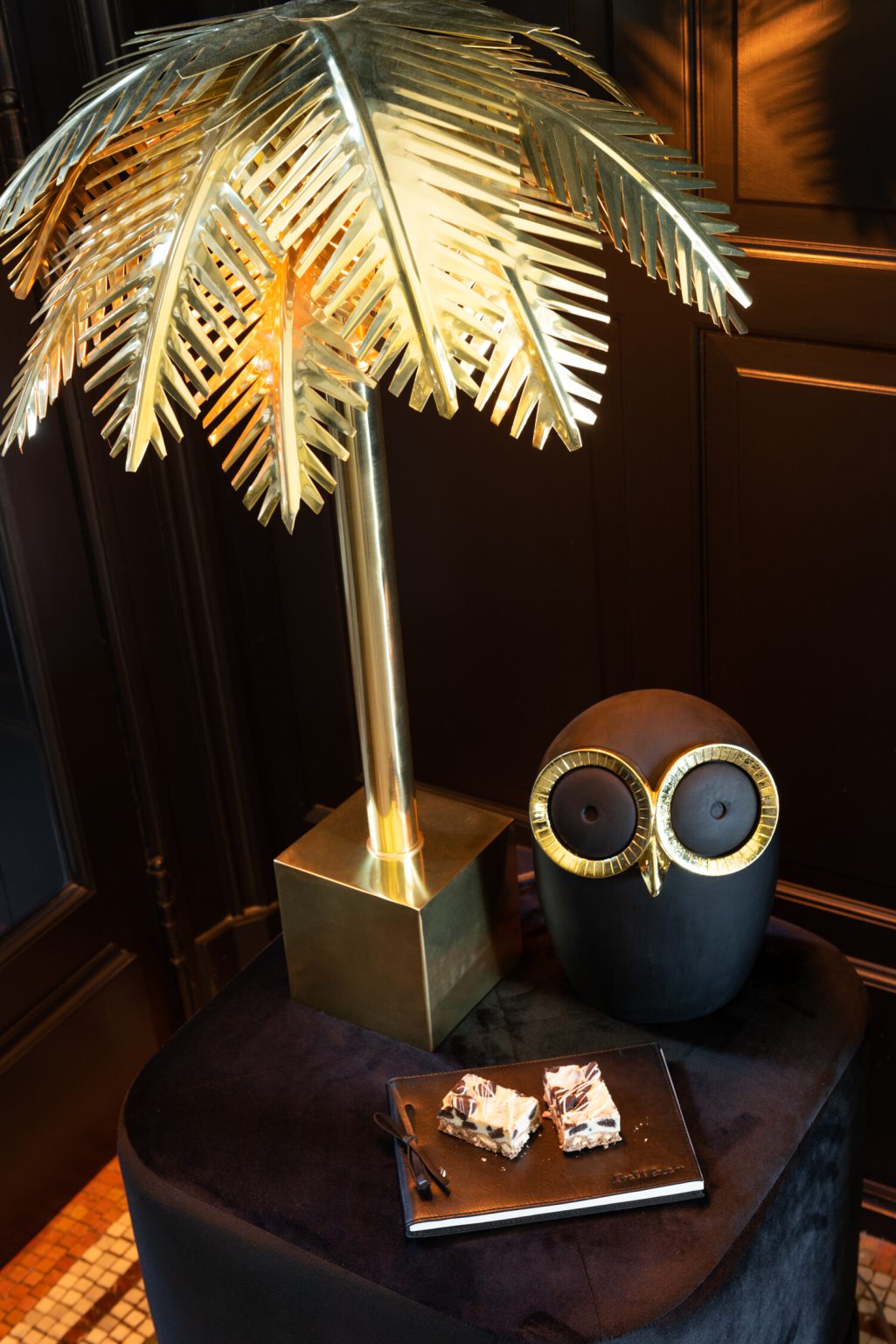 Tropische gouden palm tafellamp Jolipa Coconut - Afbeelding 6