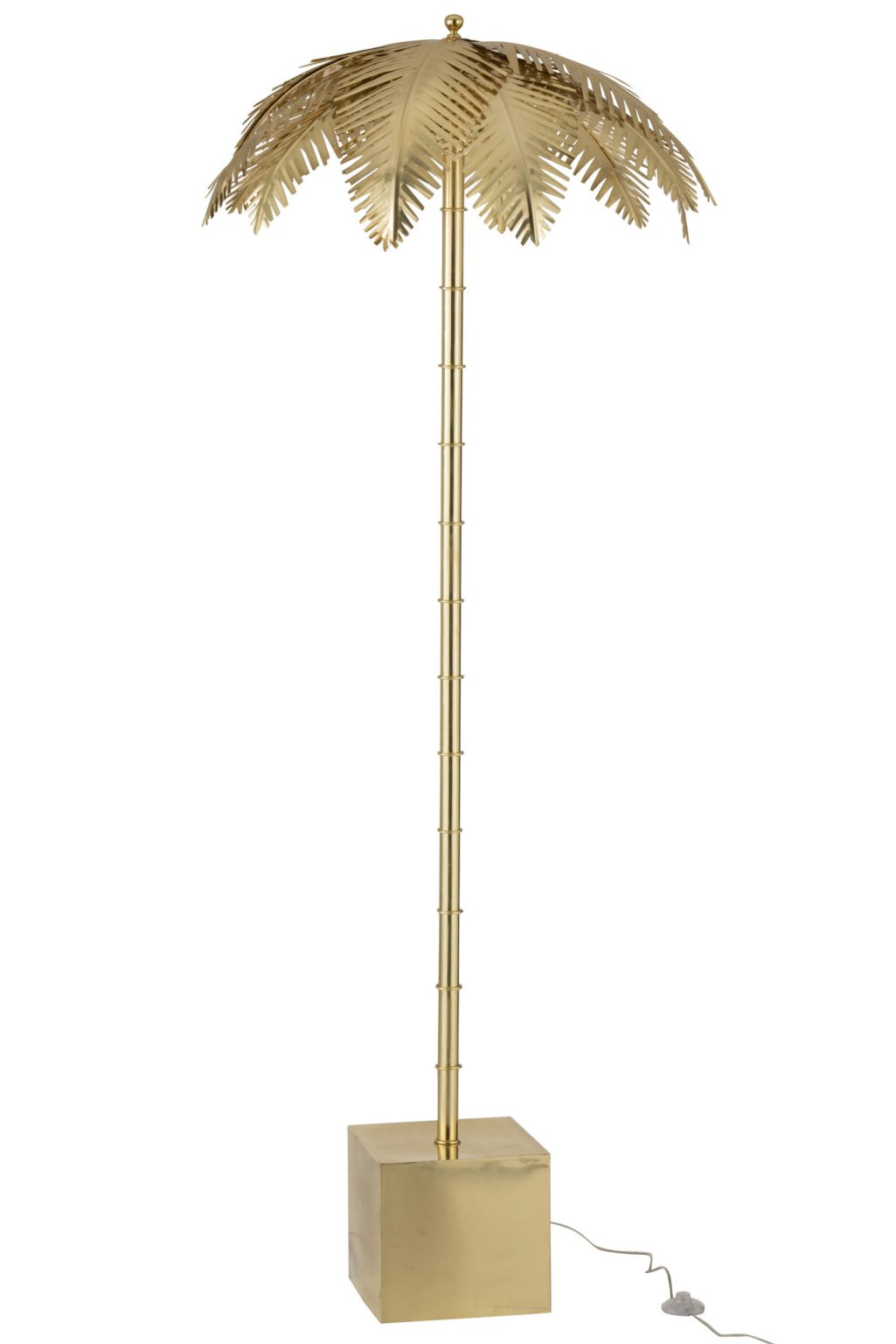 Tropische gouden vloerlamp palmbladeren Jolipa Coconut - Afbeelding 2