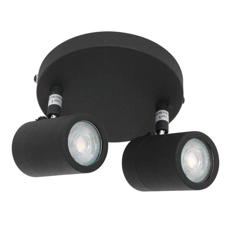 mexlite-spot-uproundled-zwart-metaal-ø24cm-gu10-2487zw-1