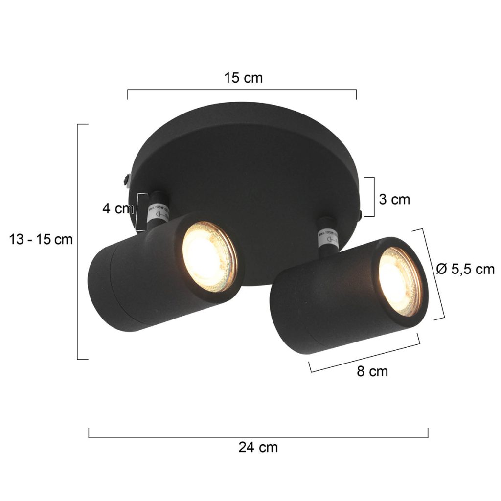 mexlite-spot-uproundled-zwart-metaal-ø24cm-gu10-2487zw-1