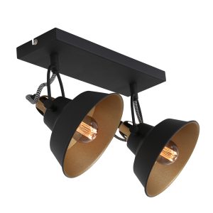 mexlite-wandlamp-nove-zwart-metaal-opbouwspot-e14-3327zw-1