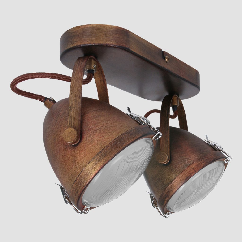 Tweelichts plafondlamp Mexlite Paco - Afbeelding 12