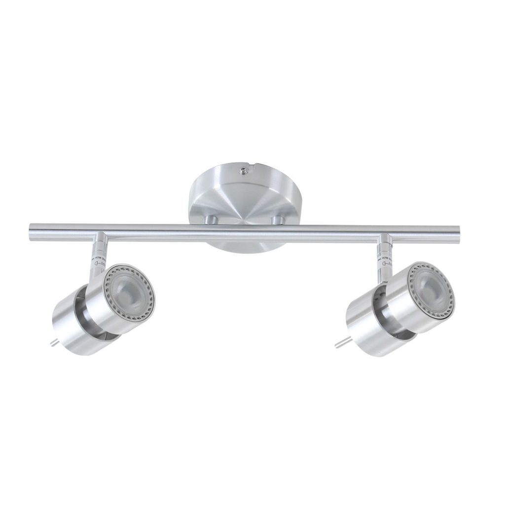 Moderne metalen stalen spot Steinhauer Natasja led - Afbeelding 2
