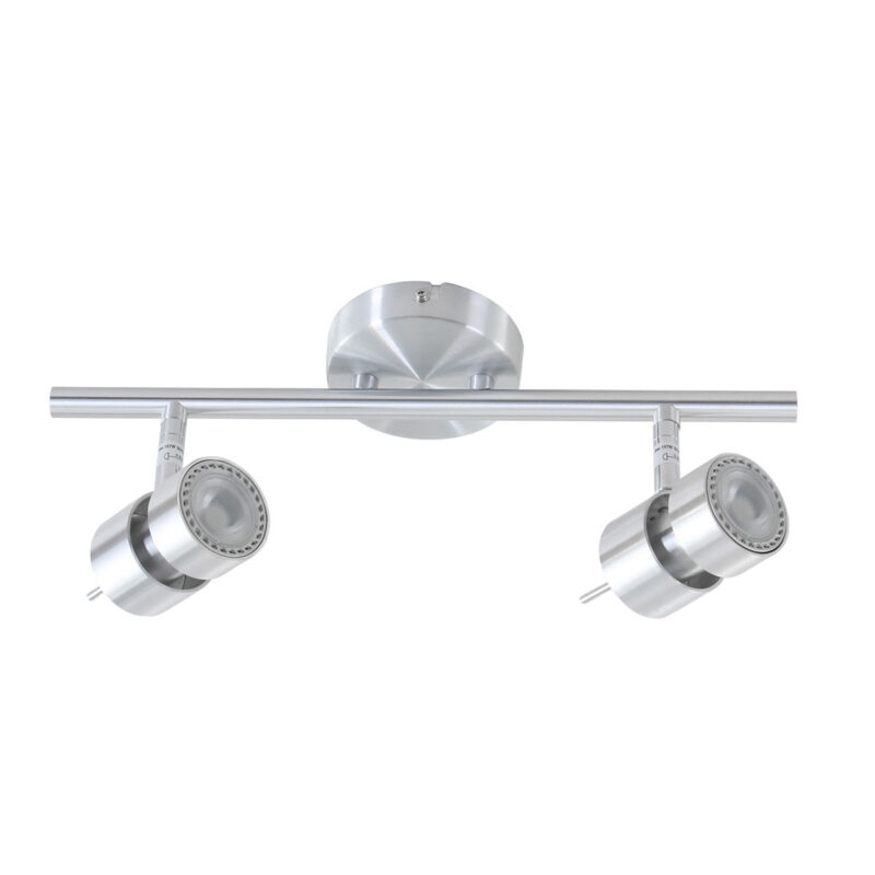 Moderne metalen stalen spot Steinhauer Natasja led - Afbeelding 2