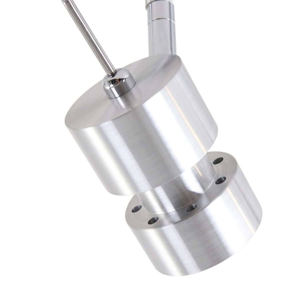 Moderne metalen stalen spot Steinhauer Natasja led - Afbeelding 3