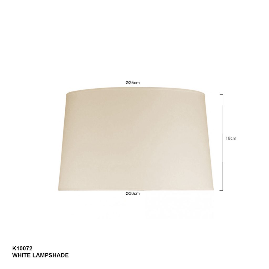 Moderne witte lampenkap stof Steinhauer  - Ø 30 cm - Afbeelding 5